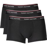 Tommy Hilfiger - Heren Onderbroeken 3-Pack Trunks Zwart - Zwart - Maat S