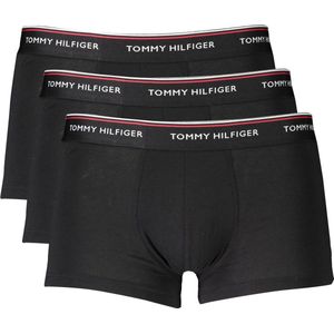 Tommy Hilfiger - Heren Onderbroeken 3-Pack Trunks Zwart - Zwart - Maat S