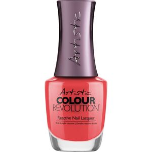 Artistic Nail Design Colour Revolution 'Bring the Heat' (Licht Koraal Créme)