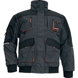 Warme piloten jacket | Werkjas heren | Merk: Cerva | Model: Emerton | Kleur: Zwart