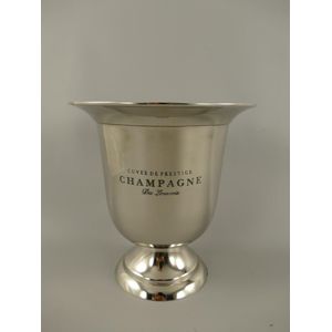 Champagne koeler - Wijn schaal - Vernikkeld aluminium - 25 cm hoog