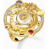 Thomas Sabo - TR2445-565-7-60 - Ring - Dames - 925er Zilver Geel Verguld