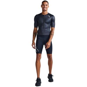 2xu Core Korte Mouw Triatlonpak Zwart S Man