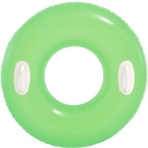 Intex Groene Zwemring Hi-Gloss 76 CM - Zwemband - Luchtbed Zwembad - Strand Luchtbed - Lounge inclusief handvaten