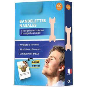 Solacis Neusstrips - Neusstrips snurken - Neus strips - Tegen snurken - Anti-Snurk - Must have voor tijdens het slapen!