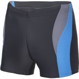 Ladeheid LA-LA40-255-SO Heren Zwembroek - Zwemshorts - sneldrogend - Koordsluiting - Polyester & Elastaan - Grafiet/Grijs/Blauw - S