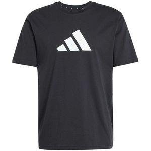 Adidas - Future Icons 3 Bar Logo - T-shirt - Wit - 100% Katoen