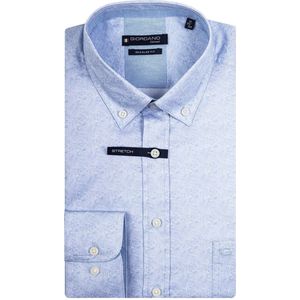 Giordano casual overhemd lichtblauw