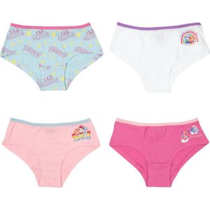 Paw Patrol - Slips - Meisjes - Multicolor - Verpakking van 4 stuks