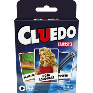 Hasbro Gaming Cluedo Kaartspel - Speel het klassieke Cluedo speurdersspel in een geweldig kaartspel