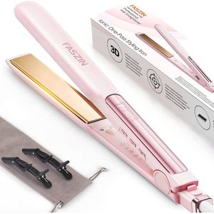 Stijltang 2-in-1 met Titanium Platen en Snel Opwarmen