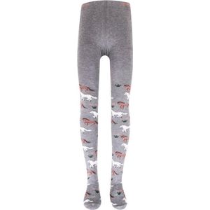 Kindermaillot Grijs met Paarden - 134/146