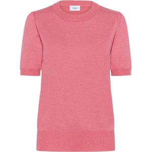 Saint Tropez - Mila SZ SS - Gebreide Trui - Roze - Ronde Hals