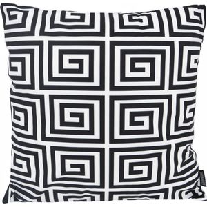 Sierkussen Greek Maze | 45 x 45 cm | Katoen/Polyester