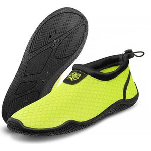 Aqua Speed Unisex Waterschoenen – Voor Kinderen & Volwassenen – Antislip, Sneldrogend & Ideaal voor Strand, Zwembad & Watersport - Neongeel 41