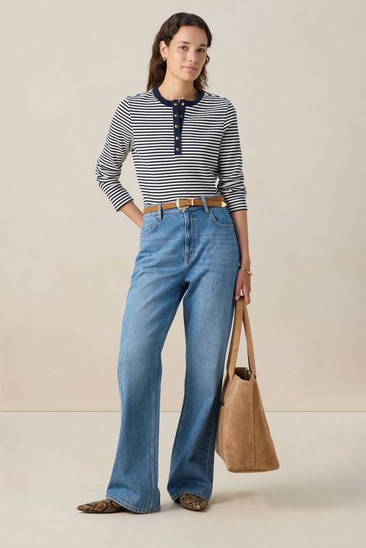 Sissy-Boy - Longsleeve - Donkerblauw - Met Strepen