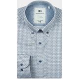 Giordano - Loretto - Casual Hemd - Blauw - Lange Mouw