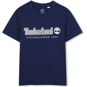 Timberland - T60212 - T-shirt - Blauw - Korte Mouwen - Jongens