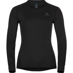 Odlo Sportshirt/Thermische shirt - 15000 Black - maat 44 (44) - Dames Volwassenen - Polyester- 159101-15000-44