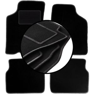 Complete set veloursmatten voor: Kia Sephia I sedan (1994-1997)