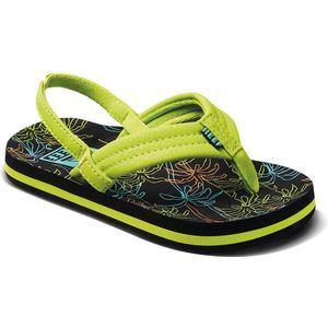 Reef - Little Ahi - Teenslippers - Lime Groen - Zwart - Blauw