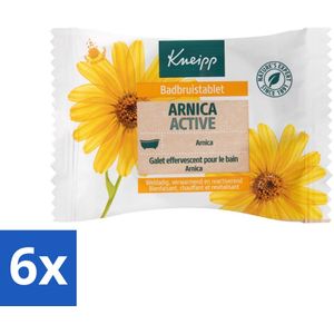 6 x Kneipp - Badbruistablet - Arnica - Arnica Badtablet - Verwarmend Bad - Spierherstel - Ontspanning - Wellness