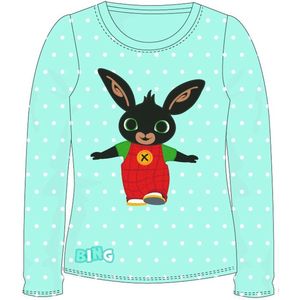 Longsleeve shirt Bing Bunny stippels munt maat 116