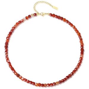 Kristallen Kralen Ketting voor Dames - Veelzijdige Natuurstenen Sieraad