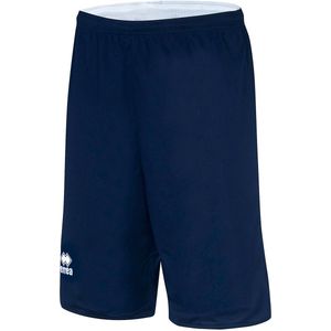 Errea - Chicago Short Panta Dubbele Jr - Korte Broeken - Blauw Wit