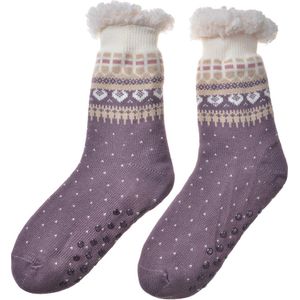 Clayre & Eef Huissokken one size Paars Synthetisch