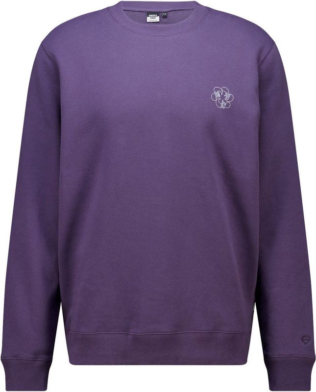 America Today - Sweater - Grijs - Regular Fit - Herenmodel