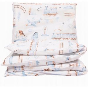 Kinderbeddengoed Katoen 120x90 cm - 2-delige hoes en kussensloop