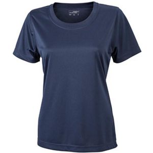 James and Nicholson Vrouwen/dames Actieve Tee (Marine)