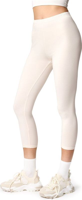 Ladeheid - LA-LA40-132-LE - Capri Leggings - Ecru - Sport - Vrijetijdsbroek - 3/4 Lengte