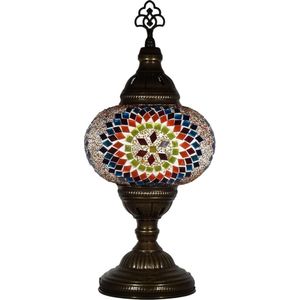 Oosterse mozaïek tafellamp (Turkse lamp)  ø 16 cm