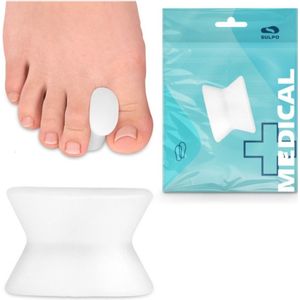 1 stuk gel wig tussen de tenen voor hallux valgus, maat L