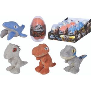 Jurassic World Dino Pluche ei - 1 exemplaar - 12 cm - Verzamel ze allemaal