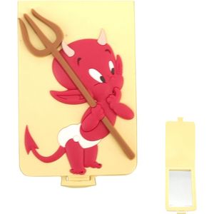 Hot Stuff - Make-upspiegel - Rode Duivel - Geel/Rood