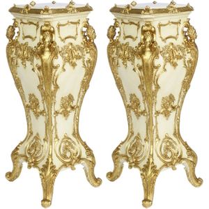 Barok Zuilen Emporda deluxe goud-creme