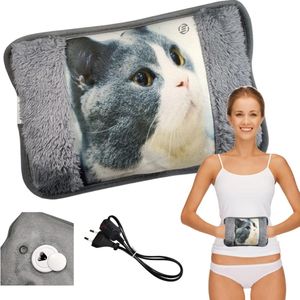 Equivera Elektrische Warmtekruik - Elektrische Warmtekruik - Warmtekruik - Kruik - Warmte Kussen - Buikverwarmer - Nek- en Rugverwarmer