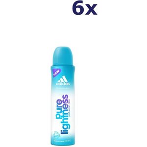 6x Adidas Pure Lightness Deospray 150ml