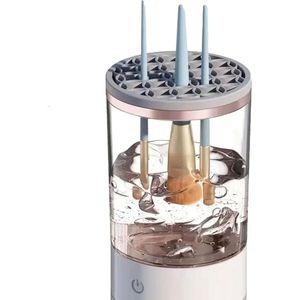 Make up kwastenreiniger - Multi brush cleaner - Meerdere kwasten tegelijk reinigen - Elektrische make up kwastenreiniger