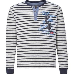 Jan Vanderstorm herren Sweatshirt - 68/70 - donkerblauw