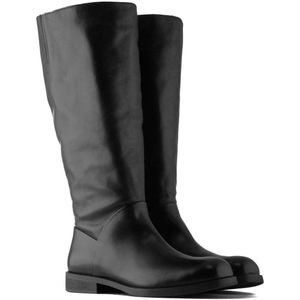 Jilsen Dames Laarzen Brede Schacht en Laarzen Brede Kuiten Patty in Zwart Kuitomtrek 44 cm, schoenmaat 37