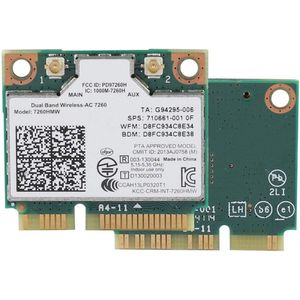 WLAN Network Card, Wireless Card, WIFI Card, Compatible with Bluetooth 4.0 / Half Mini PCI E Interface for Laptops