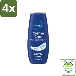 NIVEA Douchecrème Care 250 ml - Voordeelverpakking - 4 stuks - Douchecrème - NIVEA