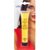 Boland - Tube schmink geel (19 ml) - Geel - Vloeibare schmink - Carnaval, Themafeest, Halloween -