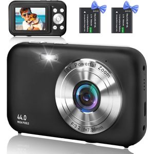 Digitale Fotocamera voor Volwassenen - Draaibaar LCD-Scherm - Compact