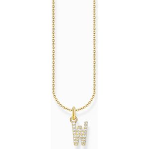 Thomas Sabo - KE2262-414-14-L45V - Halsketting - Dames - 925er Zilver - 18K geel verguld - 38-45cm