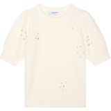 Janice, Dames, Truien, Wit, Maat: XS Corduroy,